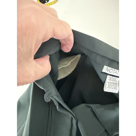 Notations Women's Blouse Sz 16 Button Up Long Sleeves Pinch Pleated Fronted NWT - Picture 16 of 16